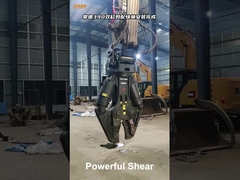 수압 발굴기 금속 철폐 찌꺼기 찌꺼기 절단 기계 스테인레스 스틸 막 찌꺼기