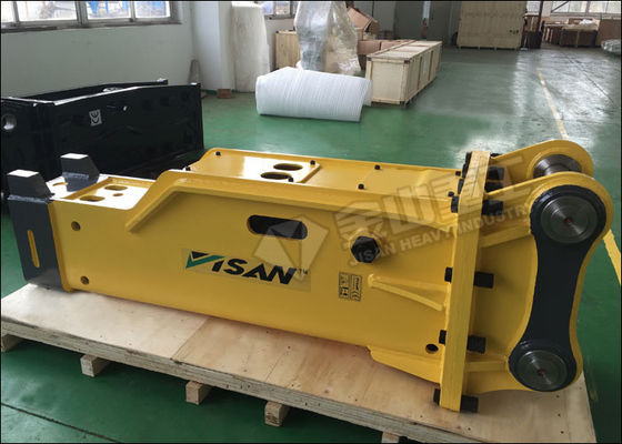 140mm 끌  PC220 굴착기를 위한 유압 바위 차단기 침묵 유형