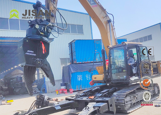 Jisan Excavator Demolition Hardox Steel Shears Fortress Scrap Shears For Sale 자동차 해체 기계