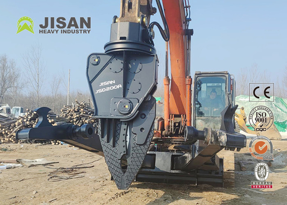 Jisan Hardox 금속 발굴기용 수압 철거 깎기 수압 폐기물 깎기 자동차 해체 기계 최고 판매