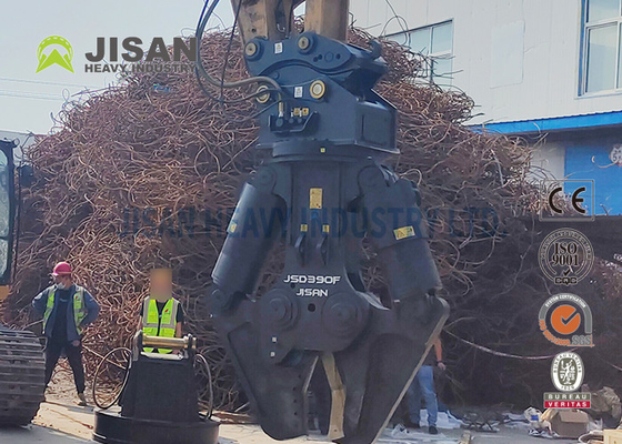 JSD280F 발굴기 금속 셰어 콘크리트 재사용의 최대 효율성을 위해 간단한 머리 조정