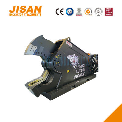 JS800RT 굴삭기 금속 전단기, 360도 회전 및 산업 폐기 현장용 고강도 칼날 홀더