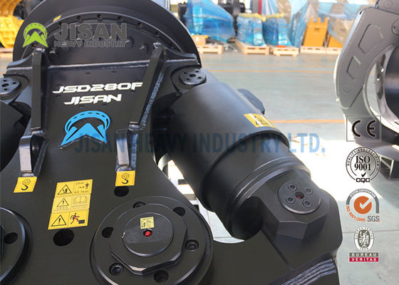 JISAN 굴삭기 금속 전단기, 360도 유압 회전 모터, 강력한 힘과 긴 내구성