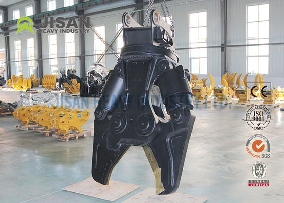 JISAN 굴삭기 금속 전단기, 360도 유압 회전 모터, 강력한 힘과 긴 내구성