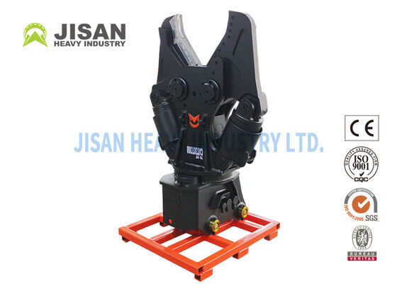 발굴기 금속 톱니 360도 수압 회전 및 교체 가능한 블레이드와 함께 철거 및 재활용 작업