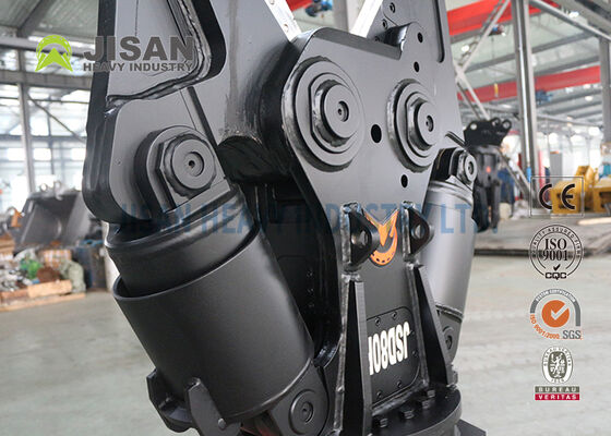 발굴기 금속 톱니 360도 수압 회전 및 교체 가능한 블레이드와 함께 철거 및 재활용 작업