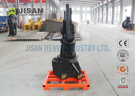 발굴기 금속 톱니 360도 수압 회전 및 교체 가능한 블레이드와 함께 철거 및 재활용 작업