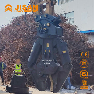 보편적 인 발굴기 금속 톱니 넓은 턱 개척과 콘크리트 재활용 및 철거를위한 강력한 전력 실린더