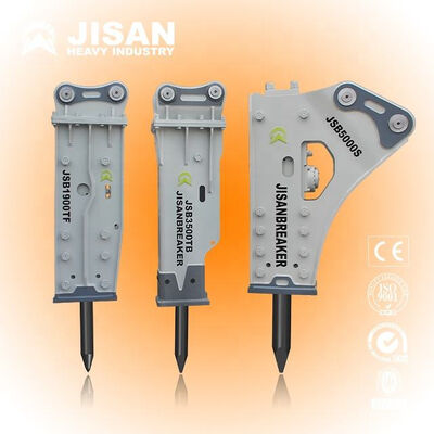 유압 굴착기 락 브레이커 140바 압력 3.5미터 길이 건설 및 채석 작업에 적합