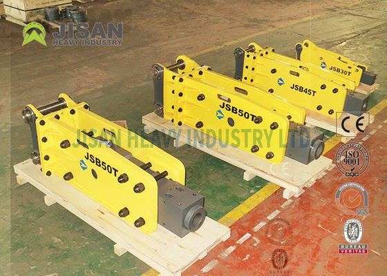 PC300 PC400를 위한  30-40 톤 굴착기 바위 차단기 망치 끌 155mm